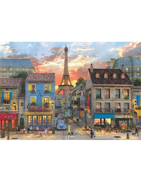 Puzzle Adulto 1000 Piezas Collection Calles de Paris Compact Box