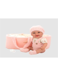 Muñeca Arias Elegance Gadi Rosa C/ Capazo 33 Cm 2