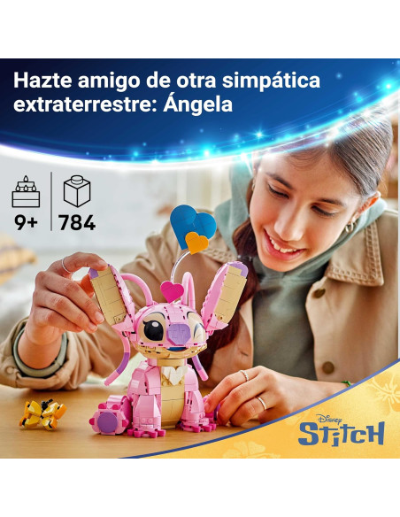 LEGO | Disney Ángela - Juguete de Construcción de Lilo y Stitch