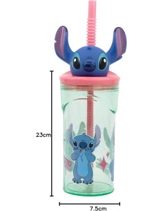 Vaso Figura 3D Stitch 360ml 2