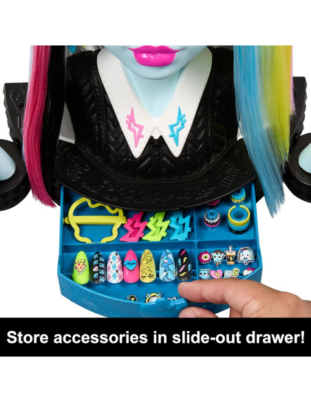 Monster High, Muñeca con Cabeza de Estilo Frankie de MH
