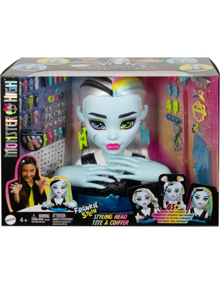 Monster High, Muñeca con Cabeza de Estilo Frankie de MH
