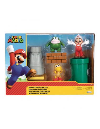 Super Mario Diorama Set Desierto