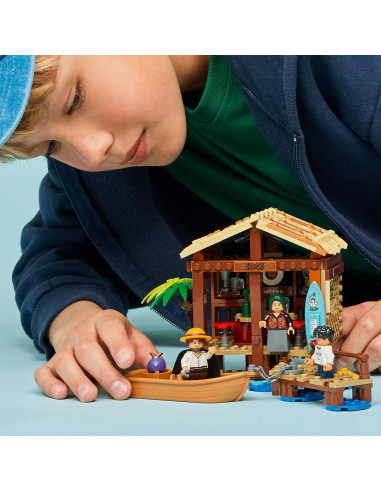 LEGO 75636 One Piece Cabaña Pueblo Molino -...