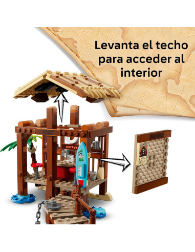LEGO 75636 One Piece Cabaña Pueblo Molino -...