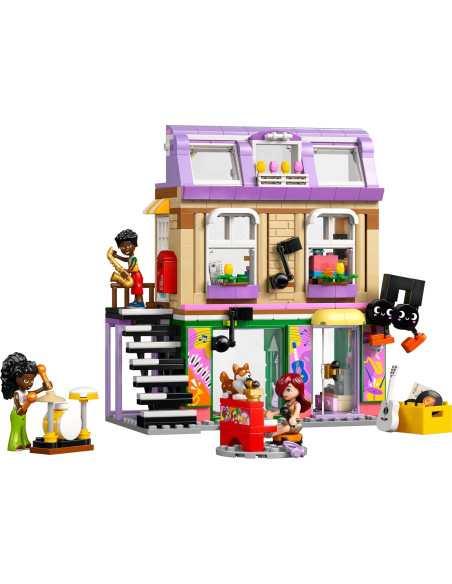 LEGO Friends Tienda de Música y Apartamento - 3 Mini Muñecos