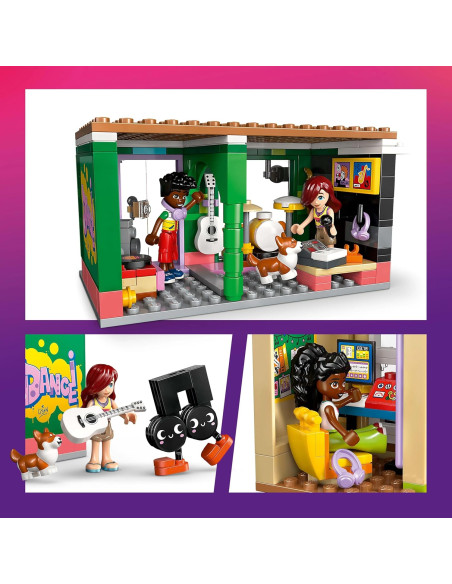 LEGO Friends Tienda de Música y Apartamento - 3 Mini Muñecos
