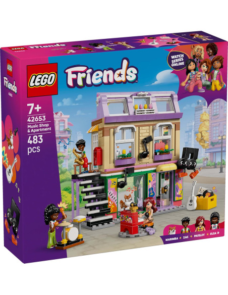 LEGO Friends Tienda de Música y Apartamento - 3 Mini Muñecos