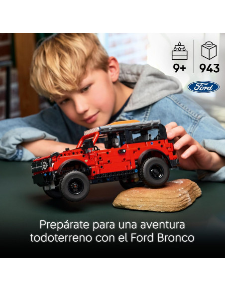 LEGO Technic Furgoneta Ford Bronco - Coche Todoterreno SUV de Juguete