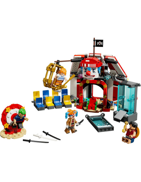 LEGO One Piece Carpa de Circo de Buggy el Payaso - Juego Interactivo con 4 Minifiguras Inc. Luffy