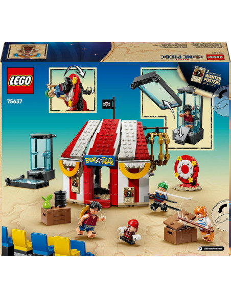 LEGO One Piece Carpa de Circo de Buggy el Payaso - Juego Interactivo con 4 Minifiguras Inc. Luffy