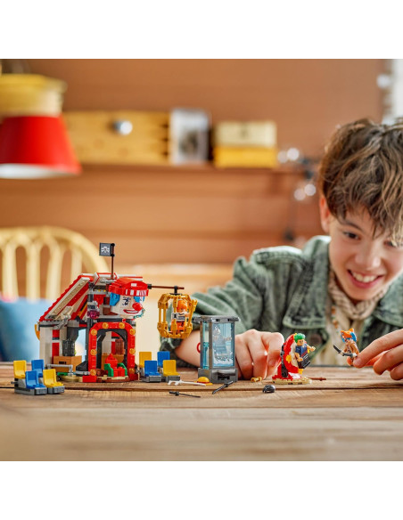 LEGO One Piece Carpa de Circo de Buggy el Payaso - Juego Interactivo con 4 Minifiguras Inc. Luffy