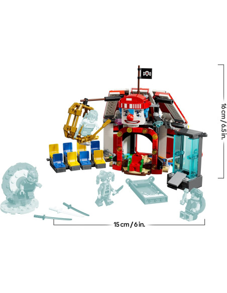 LEGO One Piece Carpa de Circo de Buggy el Payaso - Juego Interactivo con 4 Minifiguras Inc. Luffy