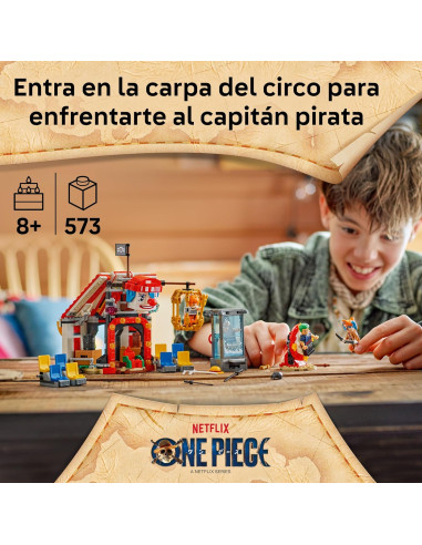 LEGO One Piece Carpa de Circo de Buggy el...