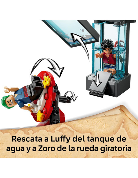 LEGO One Piece Carpa de Circo de Buggy el Payaso - Juego Interactivo con 4 Minifiguras Inc. Luffy