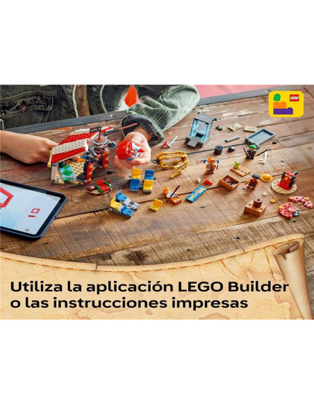 LEGO One Piece Carpa de Circo de Buggy el Payaso - Juego Interactivo con 4 Minifiguras Inc. Luffy