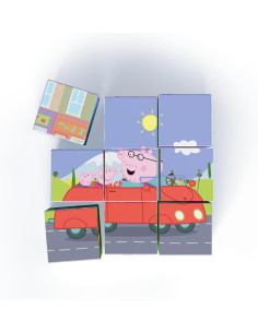 Peppa Pig - Rompecabezas de Madera 3X3 Peppa Pig - 6... 2