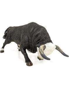 DQB DeQUBE - Figura Toro Bravo Cara Blanca embistiendo 2