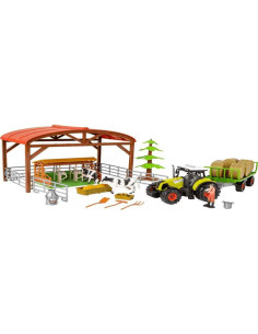 Set Granja 16 piezas – Tractor, establo y animales para...