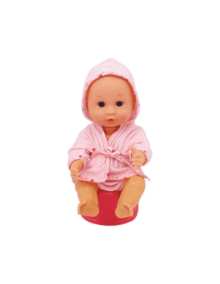 Bebé Bañera con accesorios PequeBB – Muñeca con bañerita y 13 piezas