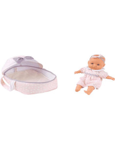 Bebito Sueñito PequeBB con camita acolchada de 31 cm (2+) 2
