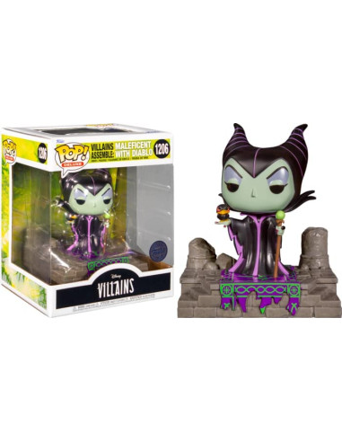 Funko Pop Deluxe! Disney: Villains - Maléfica con Diablo