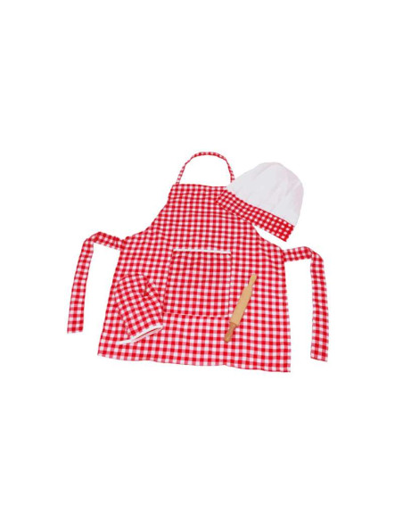 Role Planet Conjunto Chef – Set de cocina infantil 4 piezas (3+)