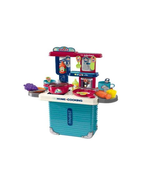 Role Planet Maleta Chef Super Chef – Cocina portátil 3 en 1 con más de 20 piezas (3+)