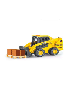 Minicargadora con luz, sonido y brazo ajustable