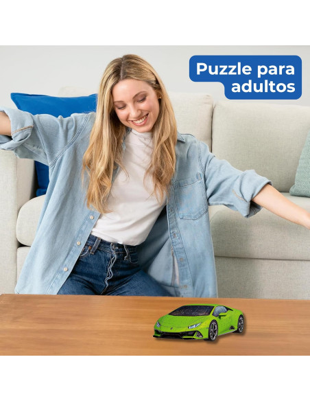 Puzzle 3D Adultos Lamborghini Huracán EVO | Puzzles 3D para Adultos