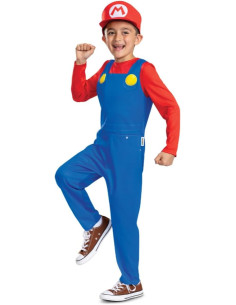Disfraz Infantil de Mario de Super Mario Bros 4-6 años
