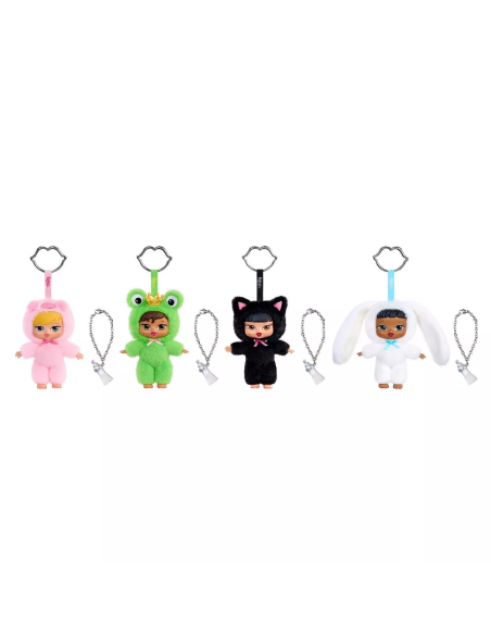 Caja sorpresa de peluche Bratz Bratziez Iconz Series con clip y accesorio