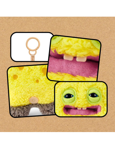 Fuggler Bob Esponja Llavero Peluche 5" de ZURU...