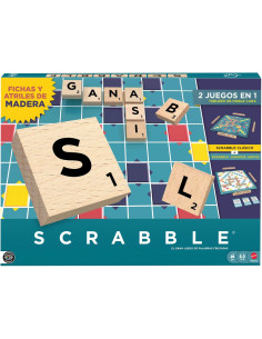Scrabble Juego de Mesa, clásico Juego de Palabras...