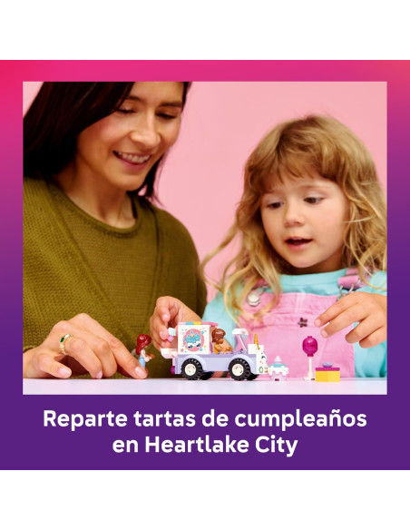 LEGO Friends Coche-Unicornio de Reparto de Pasteles