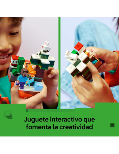 LEGO Minecraft La Aventura de Steve en la Taiga...