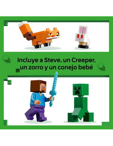 LEGO Minecraft La Aventura de Steve en la Taiga...
