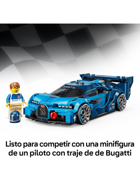 LEGO Speed Champions Coche Hiperdeportivo Bugatti Vision GT – Maqueta en Kit