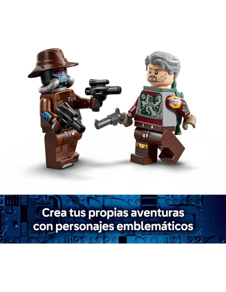LEGO Star Wars 75437 Speeder de Cobb Vanth - Moto con Minifiguras de Cobb Vanth y Cad Bane 