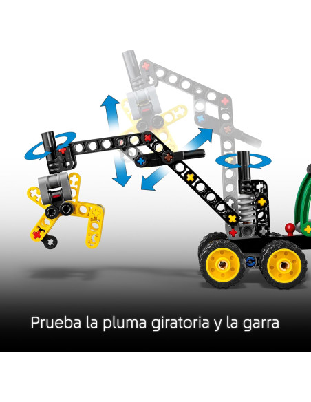 LEGO Technic Cosechadora con Ruedas John Deere 1470H - Vehículo Agrícola de Juguete