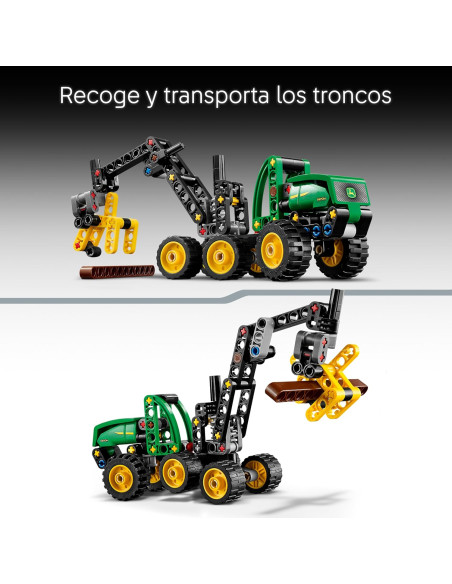 LEGO Technic Cosechadora con Ruedas John Deere 1470H - Vehículo Agrícola de Juguete