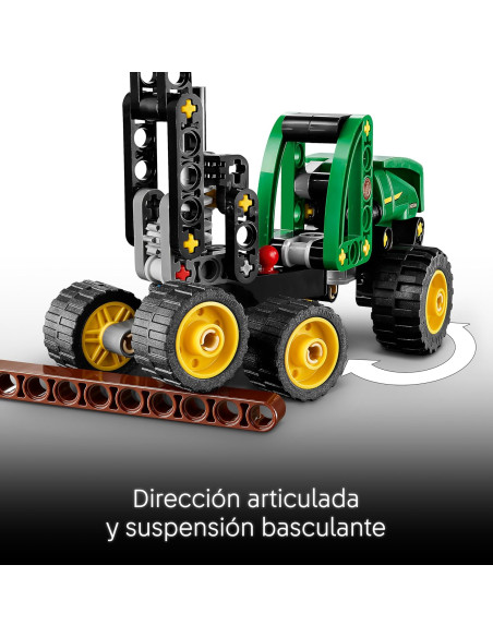 LEGO Technic Cosechadora con Ruedas John Deere 1470H - Vehículo Agrícola de Juguete