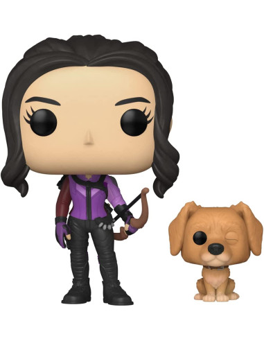 Funko Pop 1212 Ojo de Halcón – Kate Bishop con Lucky Pizza Dog