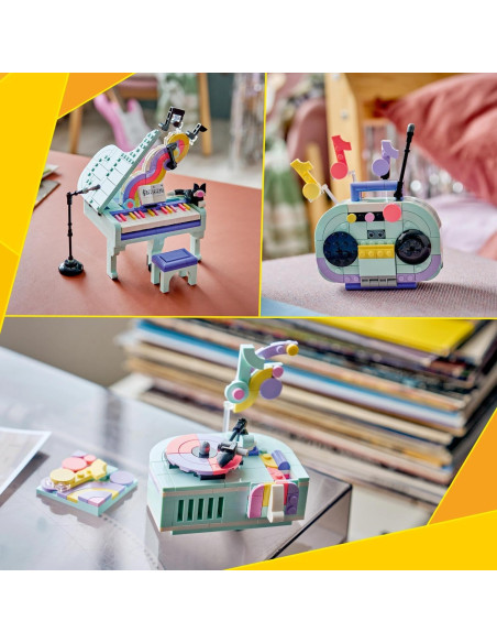 LEGO Creator 3en1 Piano Musical Decorativo con Gato de Juguete - Transformable