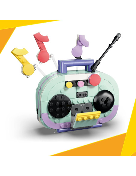 LEGO Creator 3en1 Piano Musical Decorativo con Gato de Juguete - Transformable