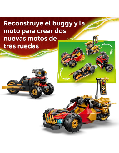 LEGO Ninjago Vehículos Combinables de Kai y...