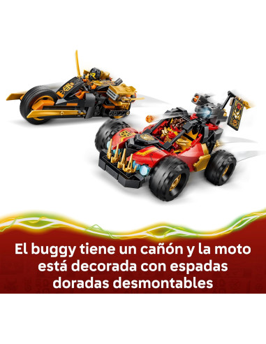 LEGO Ninjago Vehículos Combinables de Kai y...
