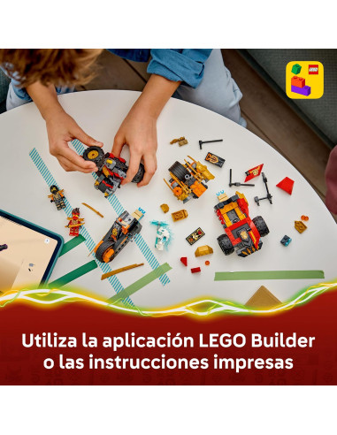 LEGO Ninjago Vehículos Combinables de Kai y...