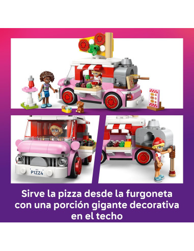 LEGO Friends Pizzería Móvil – Camión de Comida...
