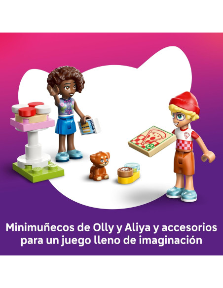 LEGO Friends Pizzería Móvil – Camión de Comida Rápida de Juguete
